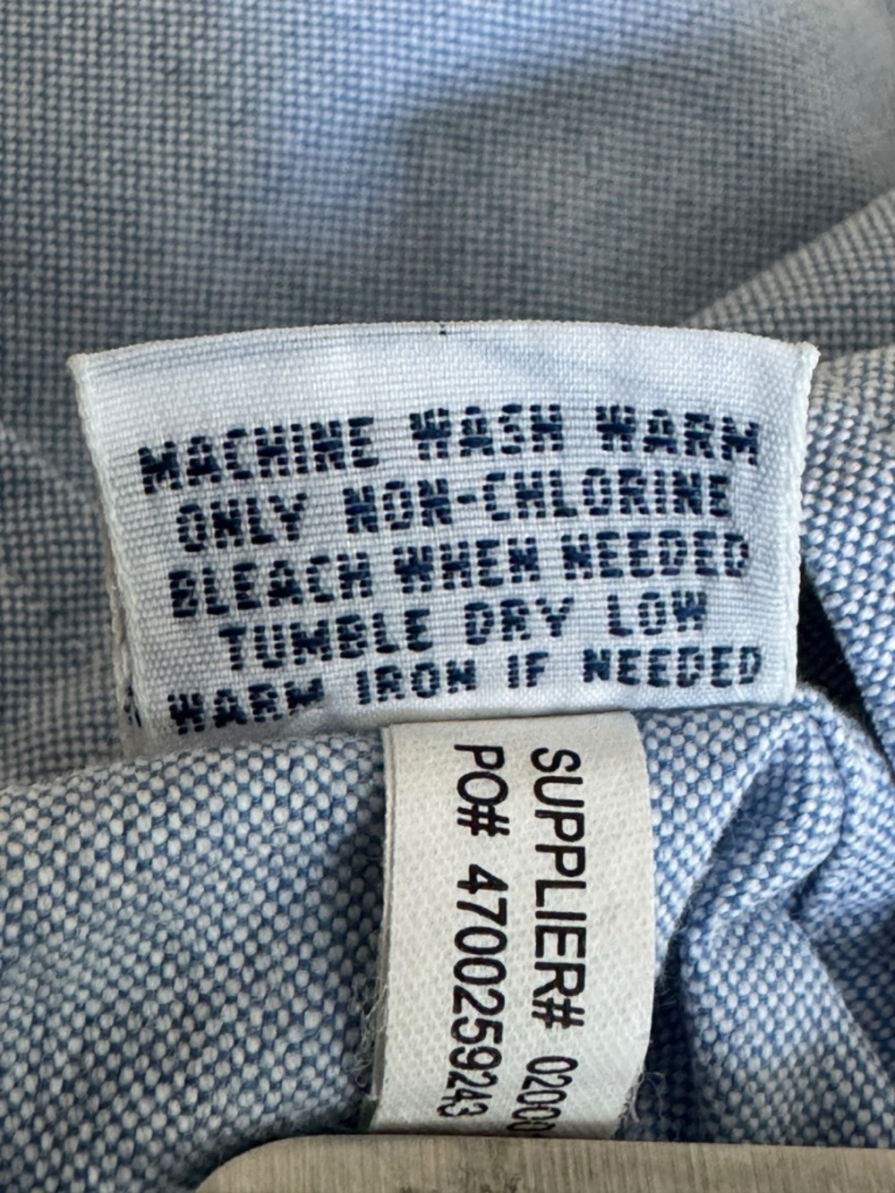 Polo by Ralph Lauren Mens Light Blue Long-Sleeve Button-Down Oxford Shirt Sz 3XB - Picture 12 of 12